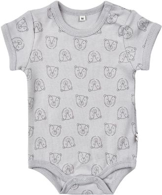 Pippi Babywear Kinder Body (kurzarm) SS AOP (4-Pack) 3820