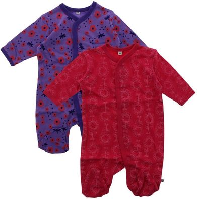 Pippi Babywear Kinder Schlafanzug Nightsuit W/F Buttons 2-Pack 3821