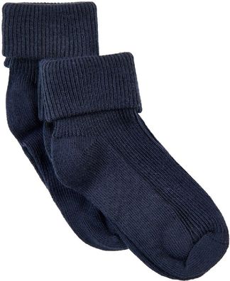 Minymo Kinder Baby Socken Baby rib sock w. fold (2-pack)