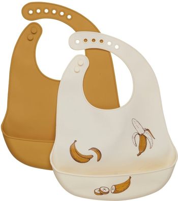 CeLaVi Kinder Lätzchen Silicon Bib (2-pack)