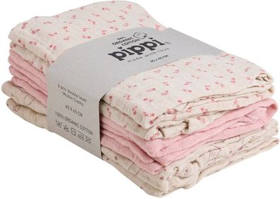 Pippi Babywear Kinder Windeln Organic cloth Muslin (6-pack)
