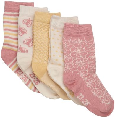 Minymo Kinder Socken Socks w. Pattern (5-pack)