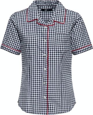 Queen Kerosin Damen Retro Hemdbluse