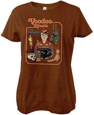 Steven Rhodes Damen Voodoo Rituals For Beginners Girly Tee