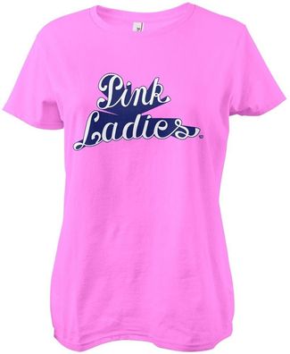 Greese Damen Pink Ladies Girly Tee