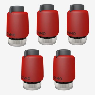 5x COSMO Standard Stellantrieb 230V IP54 M30x1,5mm, stroml. zu, man. Arretierung