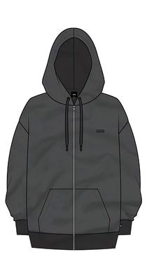 Vans Damen Top Everyday Os Zip Hoodie 000GGB