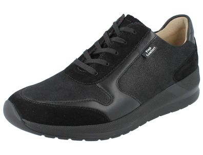 FINN Comfort Finnstretch Mori Damen Halbschuhe grau Stretch und Veloursleder