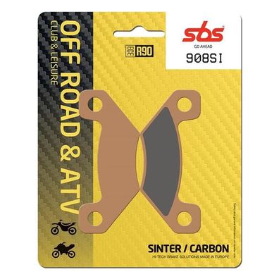 Bremsbelag SBS 908SI Offroad Sintermetall CAN-AM DS 450 John Deere HPX 350 Gator