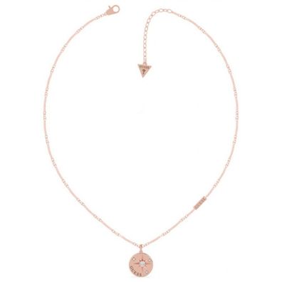 Gold plated necklace with Wanderlust crystals UBN20026
