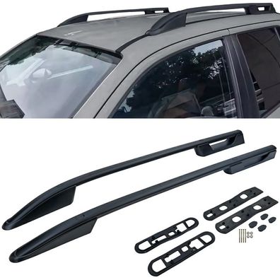 Alu Dachreling Schwarz zum Nachrüsten passend für VW Amarok I 2010-2022
