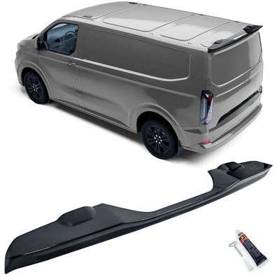 Dach Heckspoiler Schwarz für Ford Tourneo Transit Custom mit Heckklappe ab 2023