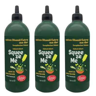 SqueezeMe Natives Olivenöl Extra 3x750 ml von Pantaleo für präzise Verwendung