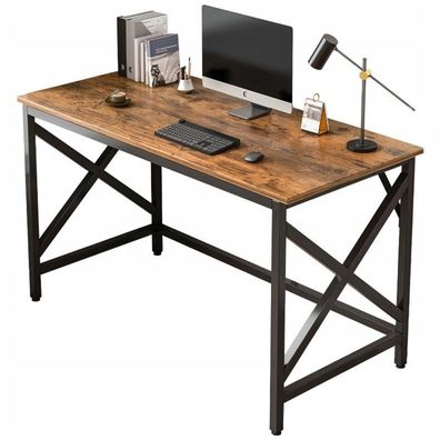 Computer-Schreibtisch im rustikalen Stil 120 cm