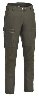 Pinewood 3085 Caribou TC Damen Hose D. Olive (128)