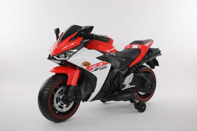 Elektro-Kindermotorrad Sportbike 12V - mit Stützrädern & Sound, LED-Licht