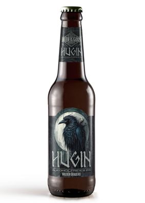 Hugin - Alkoholfreies IPA, 0,33l Flasche - Wacken Brauerei
