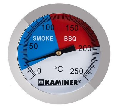 Grillthermometer Räucherkammer Thermometer Edelstahl analog 0-250°C