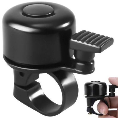 Fahrradklingel schwarz Aluminium Fahrrad Glocke Lenker Klingel 22mm