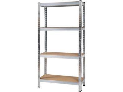 Lagerregal Metallregal 150x75x30 cm Schwerlastregal 540kg 4 Böden