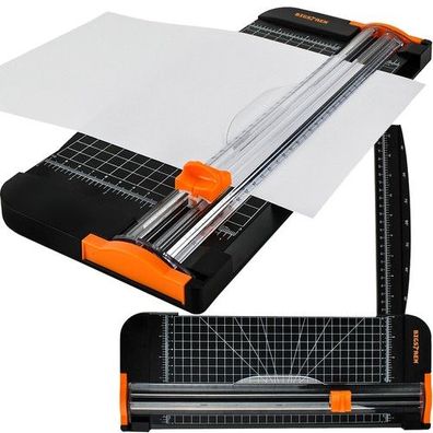 Papierschneide Guillotine A3 Trimmer Schneidemaschine mit Lineal & Raster