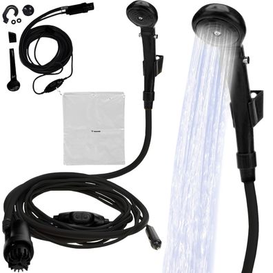 Tragbare Camping Dusche 12V Auto Reisedusche Outdoor Gartendusche mit Pumpe