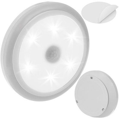 LED Lampe mit Bewegungsmelder & Dämmerungssensor batteriebetrieben kaltweiß