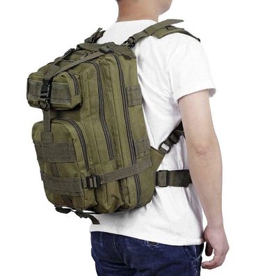 Militär Rucksack 38L Tactical Army Backpack MOLLE Outdoor Grün