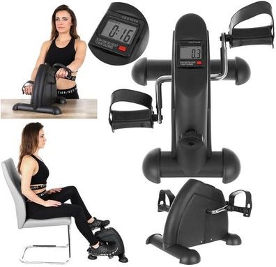Mini Heimtrainer Reha Fahrrad Pedaltrainer Armtrainer mit LCD Display