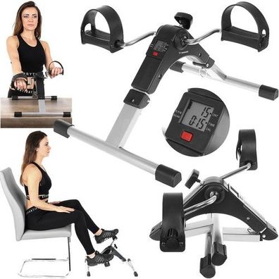 Reha Fahrrad BASIC Faltbarer Mini Heimtrainer Pedaltrainer mit LCD Display