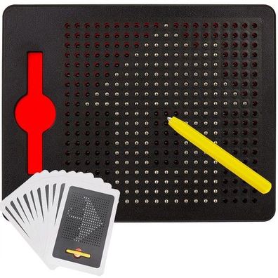 Magnettafel Kinder Zeichentafel 380 Kugeln inkl. Stift & Schablonen Lernspielzeug
