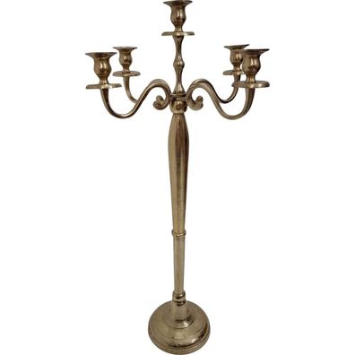 Kerzenständer Kerzenhalter Brush gold 78cm 5-armig