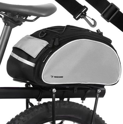 Fahrradtasche Rahmentasche universal 1,2L wasserdicht mit Reißverschluss