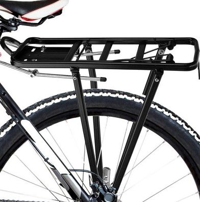 Fahrradgepäckträger Trizand Alu bis 35kg stabil Gepäckhalter schwarz