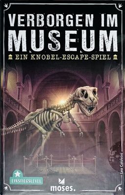 Verborgen im Museum Moses Familienspiel Escapespiel Kartenspiel Rätselspiel