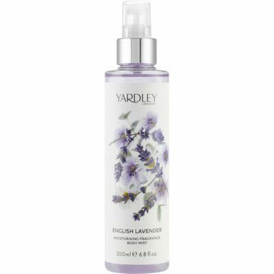 Yardley English Lavender Fragrance Body Mist Spray 200ml