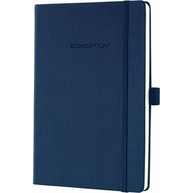 SIGEL Notizbuch CONCEPTUM® ca. DIN A5 liniert, blau Hardcover 194 Seiten