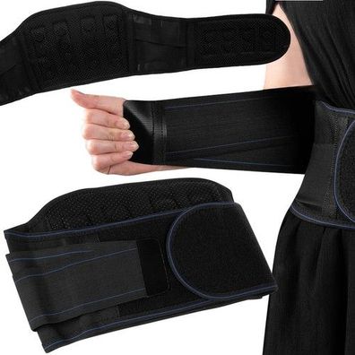Magnetischer Heizgürtel XXL Lendenwirbel Rückenstützgürtel 24 Magnete verstellbar