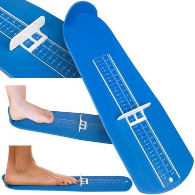 Fußmessgerät Schuhgrößenmesser EU 15-48 Fußmaß für Kinder & Erwachsene