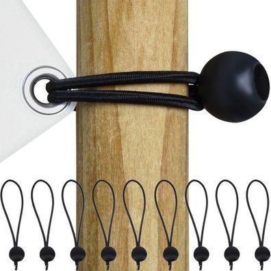 Planenspanner Gummibänder mit Kugel 10er Set Zelthalter Befestigung Camping
