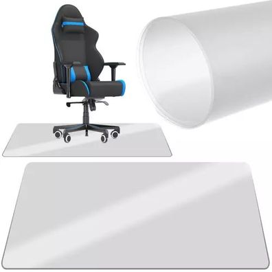 Schutzmatte 90x130 Bodenschutz Stuhlunterlage Bürostuhl Matte halbtransparent