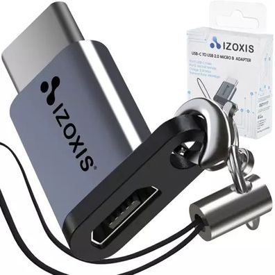 Adapter Micro USB auf USB-C OTG Stecker Buchse Lade Datenkabel Konverter