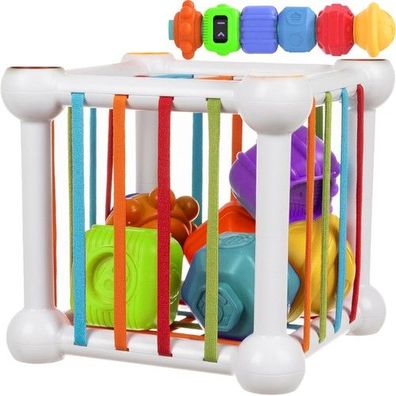 Sensorik Würfel Baby Spielzeug Lernwürfel Motorikspielzeug Sortierwürfel