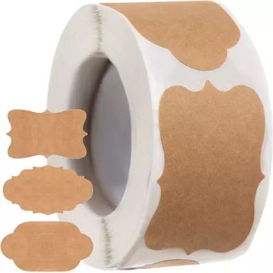 Aufkleber selbstklebend 300 Stück Etiketten Rolle Geschenk Deko Adventskalender