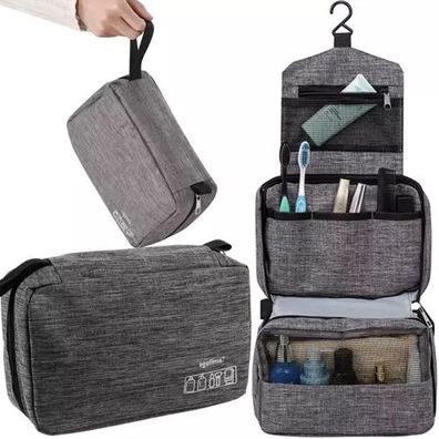 Kosmetiktasche Herren Haken Kulturtasche Reise Organizer Waschbeutel wasserdicht