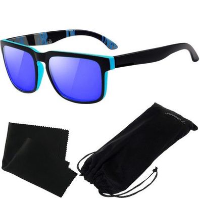 Sonnenbrille polarisiert UV400 verspiegelt Herren Damen Brille Schutzbrille