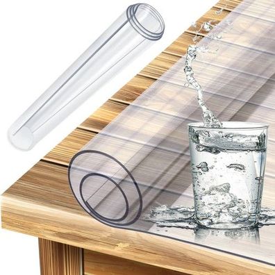 Schreibtisch Schutzmatte 120x60 cm Polycarbonat transparent Tischunterlage 1mm