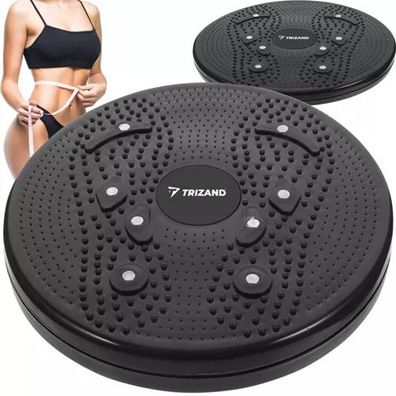 Twister Fitnessboard mit Magneten Drehplatte Bauchtrainer Hüfte Taille Training