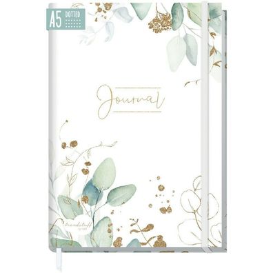 paper&you Journal Classic / A5 / dotted / Blattgold / vom Häfft-Verlag