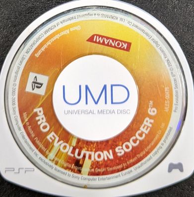 Pro Evolution Soccer 6 Konami Sony PlayStation Portable PSP